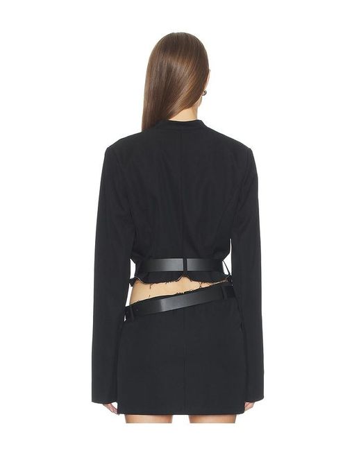 Jade Cropper Black Cropped Blazer