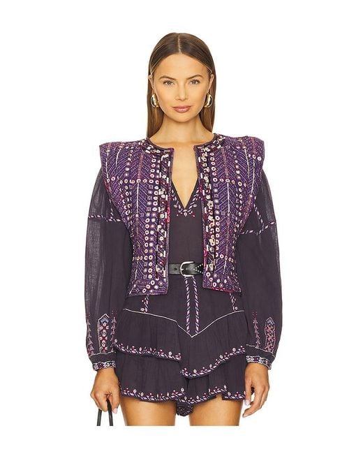 Isabel Marant Cerza ベスト Purple