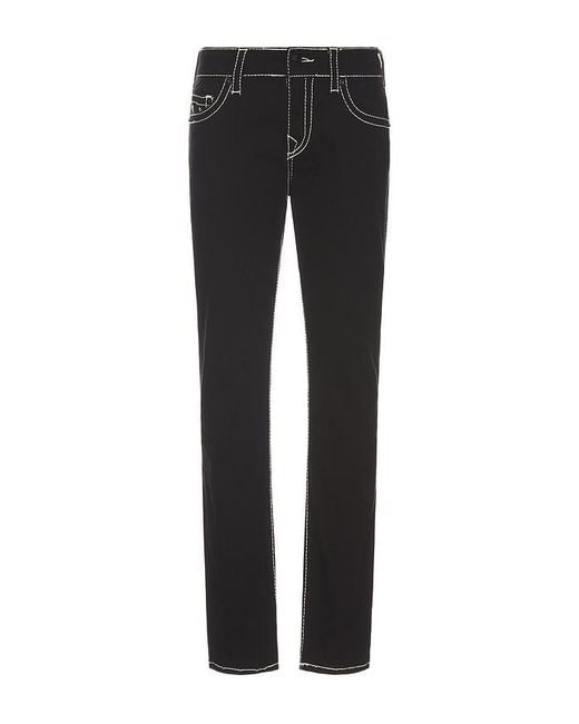 True Religion Black X Playboy Rocco No Flap Back Pocket Bunny Jeans for men