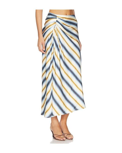 A.L.C. Multicolor Jean Skirt