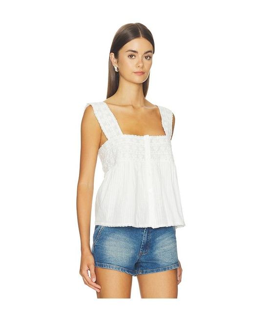 Show Me Your Mumu White Faye Top