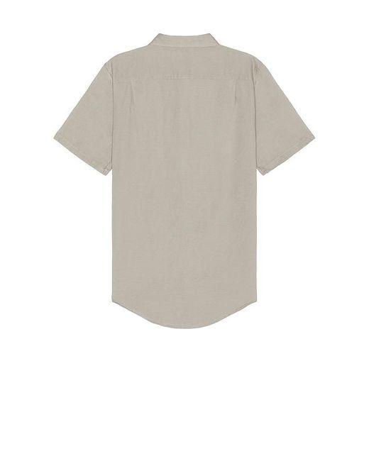 Onia White Jack Air Linen Shirt for men
