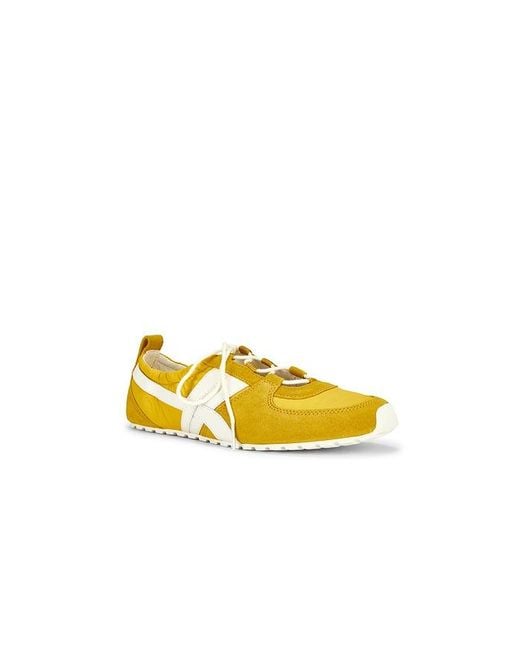 Tory Burch Yellow Hank Ballet Sneaker