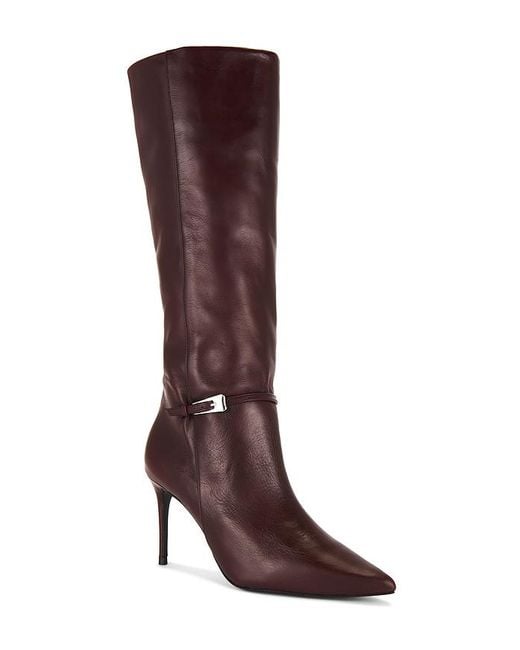 Black Suede Studio Brown Elodie 100 Boot