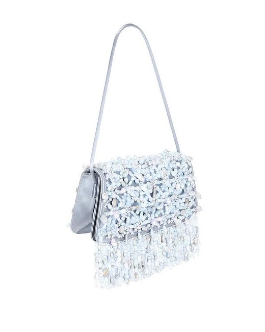 Cult Gaia White Idalia Shoulder Bag