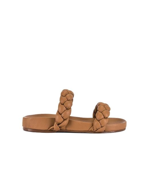 kaanas binjai double braid leather heel