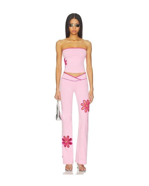 I.AM.GIA Pink Daisy Pant