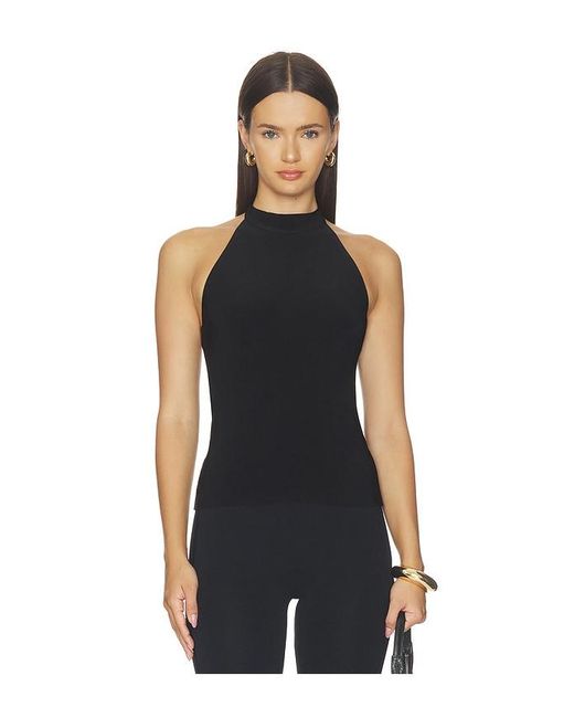 Norma Kamali Black X Lifestyle Halter Top