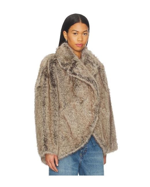 Lamarque Multicolor Lucinda Faux Fur Jacket