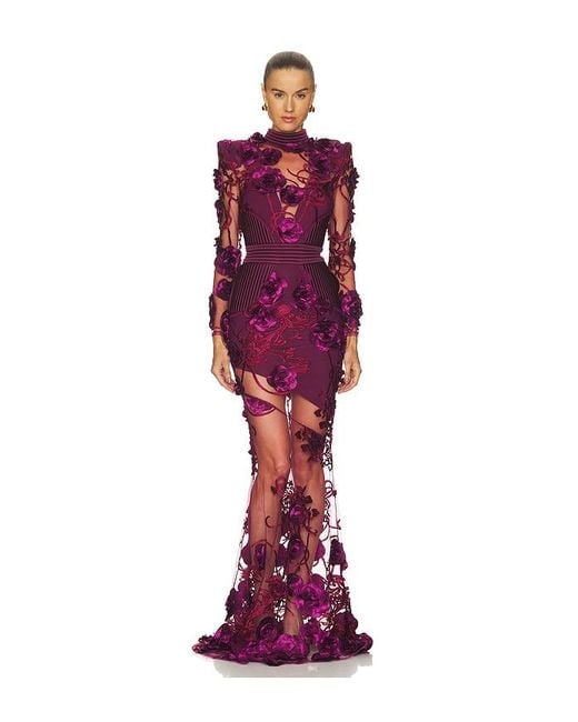 Zhivago Red One More Kiss Dear Gown