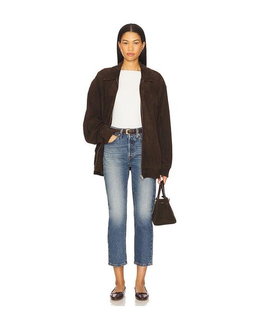 Levi's Blue 501 Crop