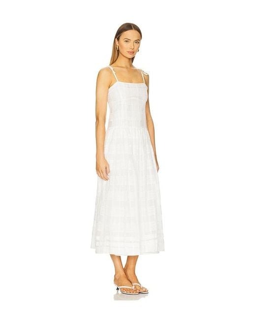 Rag & Bone White Presley Plaid Dress
