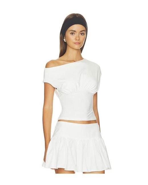 ALL THE WAYS White Ruth Top