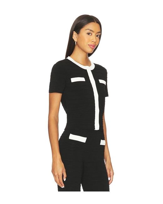 MAJORELLE Black Cardigan Chanthra