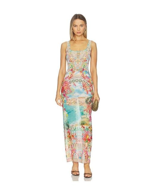 camilla beach dress The Sevillian Style Multi Wear Beach Midi Dress With Ring Front