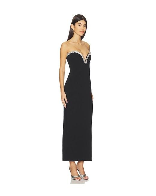 MAJORELLE Black Emiliana Gown