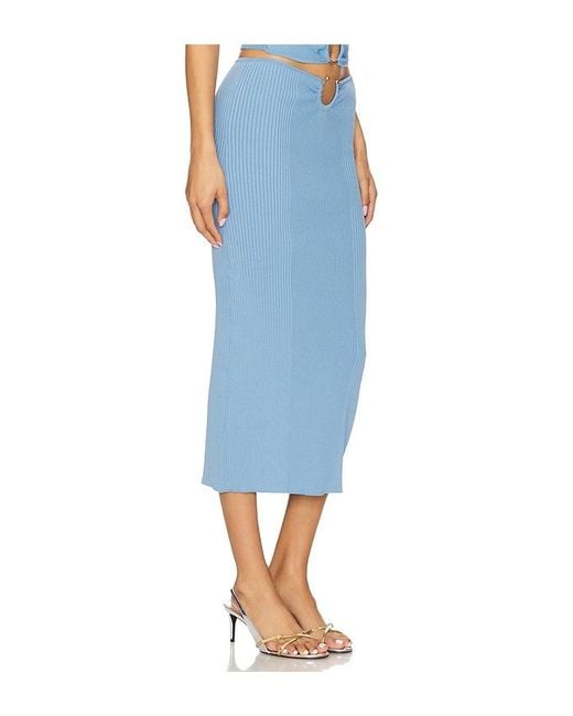 OSIS STUDIO Blue Sonnet Skirt