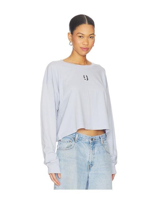 Daydreamer White Cow Pattern Horseshoe Meet & Greet Long Sleeve Top