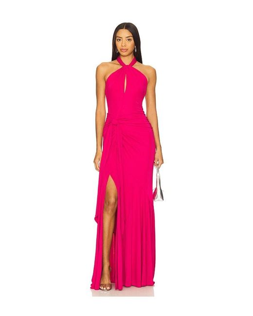 Cinq À Sept Pink Gulliame Gown