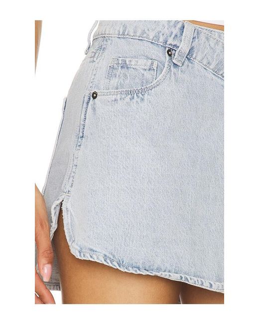 Blank NYC Blue Denim Wrap Skirt