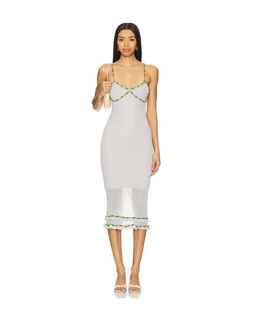Tyler McGillivary White Nylah Dress
