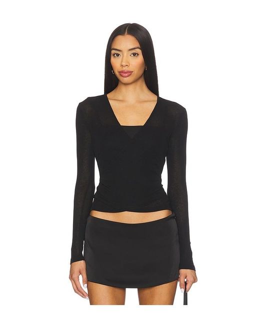 MORE TO COME Black Cora Wrap Set