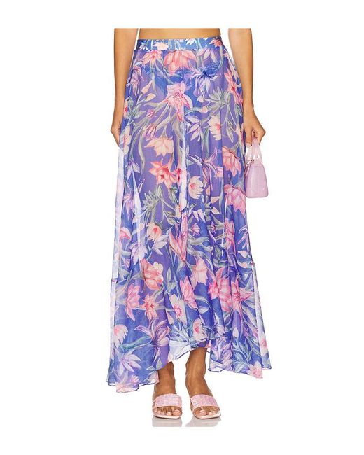 PATBO Amaryllis Maxi Skirt Purple