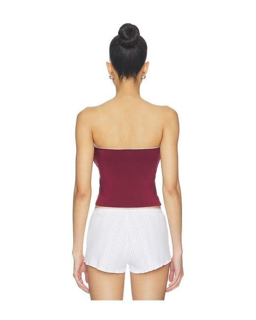RAT BOI White Contour Tube Top