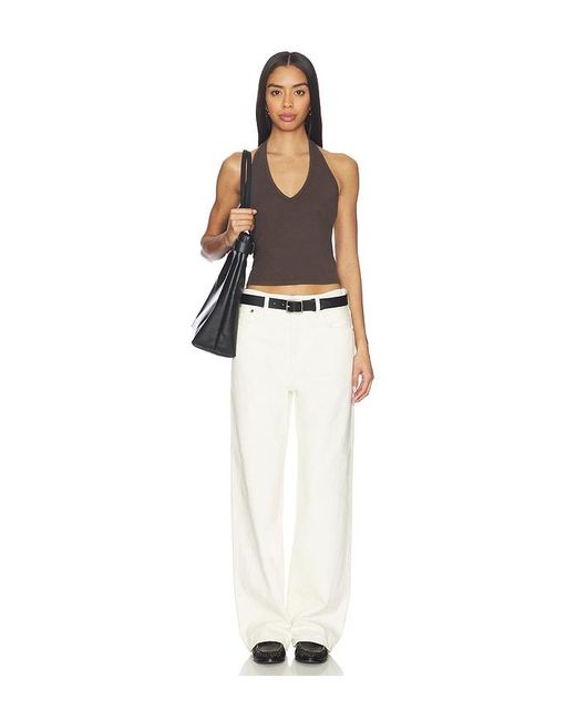 Nili Lotan Black Britt Halter Top