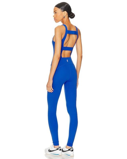 Free People Blue X Fp Movement Never Better One Piece In Electric Cobalt