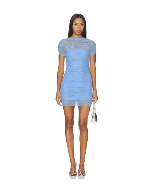 SER.O.YA Blue Bella Mini Dress