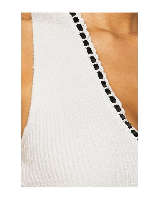 With Jean White Gigi Top