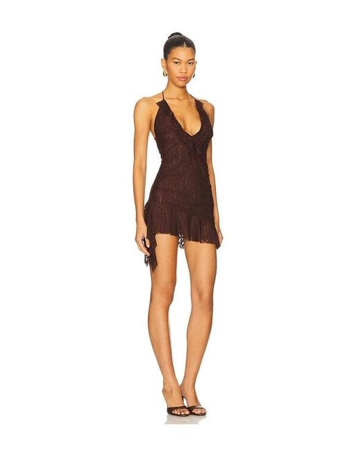 I.AM.GIA Brown Vira Mini Dress