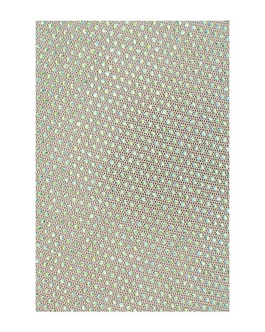 Bronx and Banco Blue Morocco Sleeveless Cutout Diamond Gown