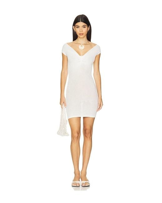 George Trochopoulos White Viscose Dress