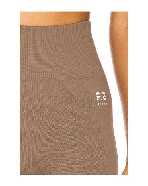 P.E Nation White Restore Seamless 2.5 Inch Bike Short
