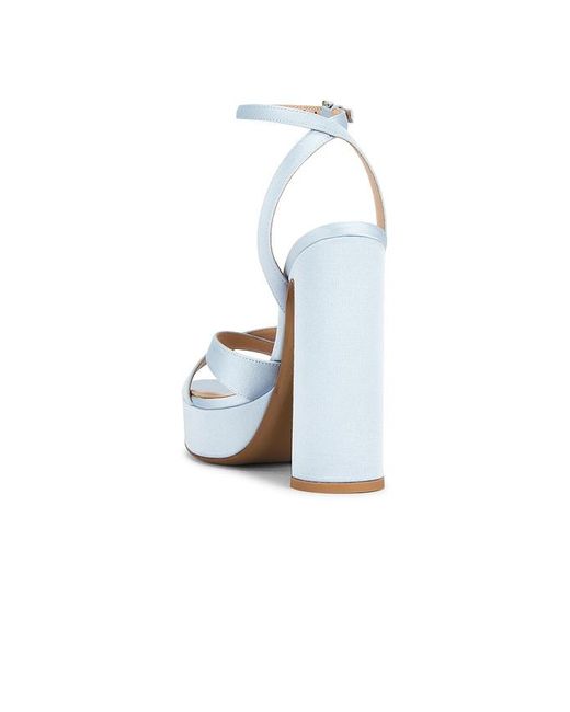retroféte White Melodia Platform Sandal