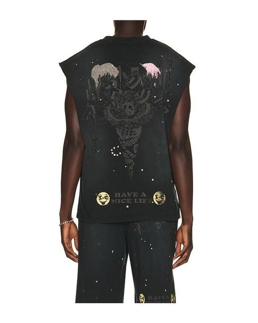 ICECREAM Black Samus Tank for men