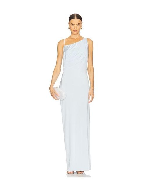 Ceren Ocak White Jersey Dress