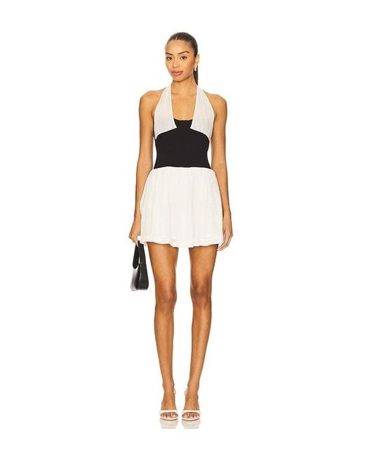 Free People Black X Revolve X Free-Est Babetown Mini Dress