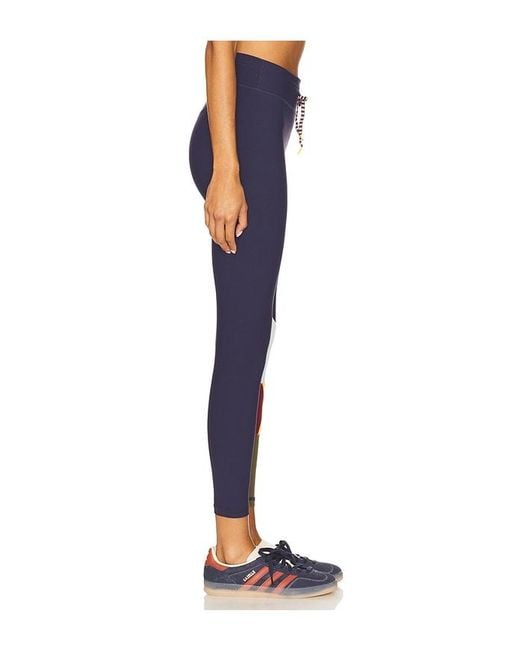 The Upside Blue Starburst 25In Midi Pant