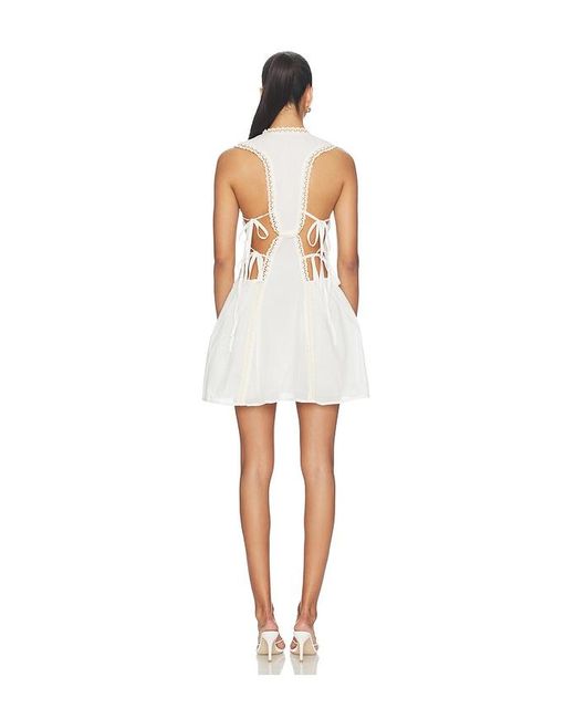 KETTEL ATELIER White Lace Cotton Dress