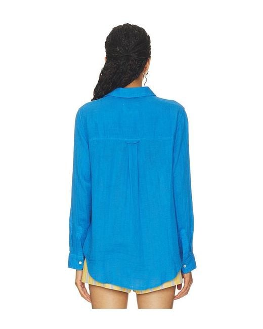 Rails Blue Ellis Top