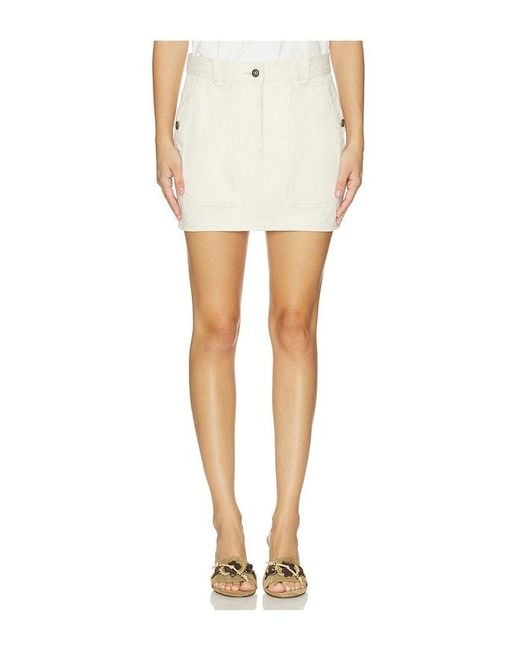 Isabel Marant White Estera Mini Skirt