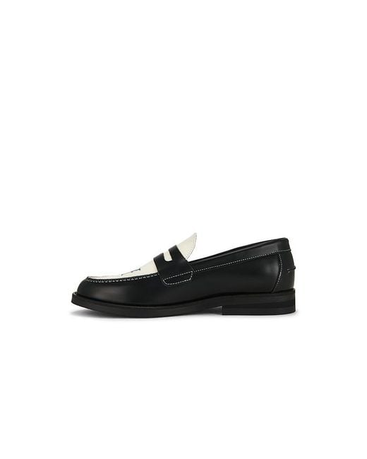 Duke & Dexter Black Wilde Ny Penny Loafer for men