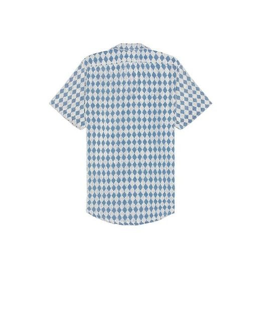 Oas Blue Diamond Cuba Terry Shirt for men