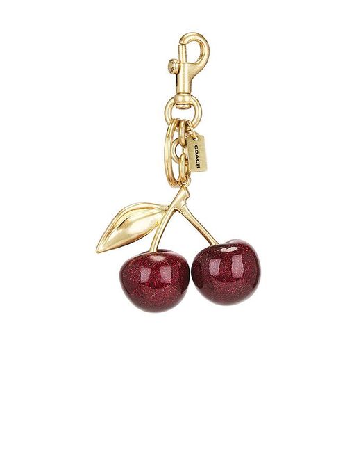 COACH Multicolor Resin Cherry Bag Charm