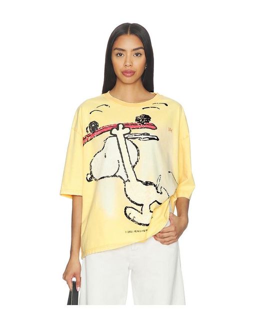 Vintage Heavy Metallic X Peanuts Snoopy Jersey for men