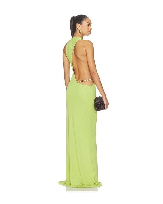 De La Vali White Maha Maxi Dress
