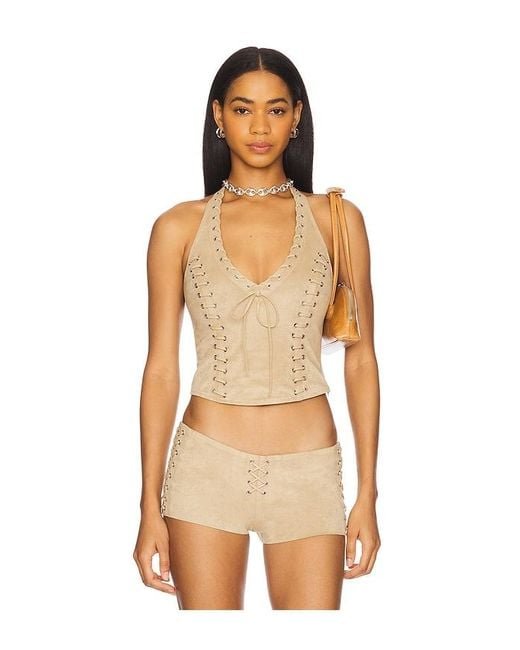 I.AM.GIA Orange Zephyr Top